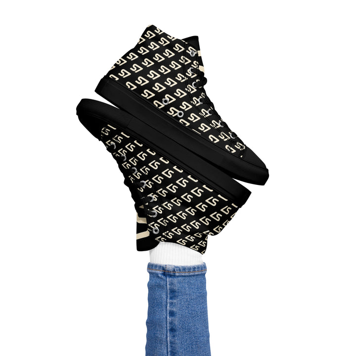 S7 Royale Noir | Women’s Monogram High-Top Sneakers
