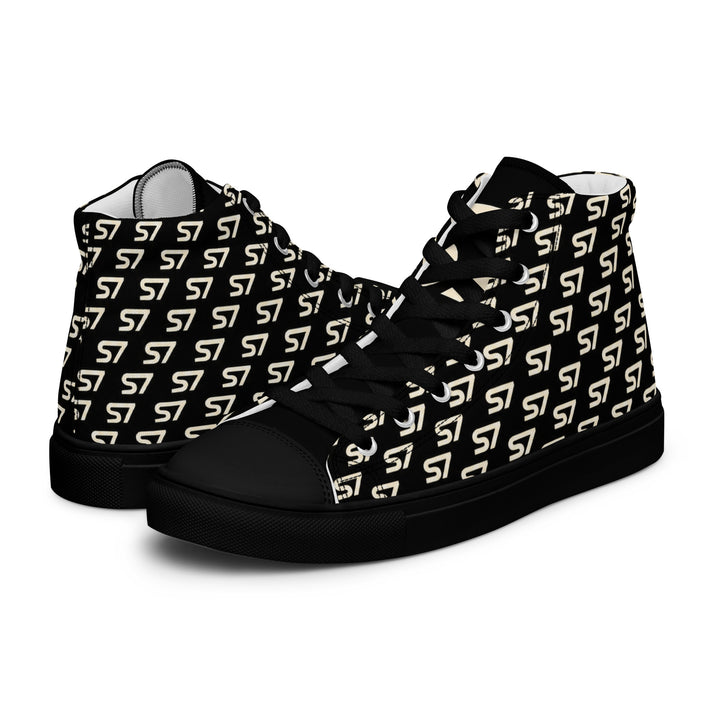 S7 Royale Noir | Women’s Monogram High-Top Sneakers