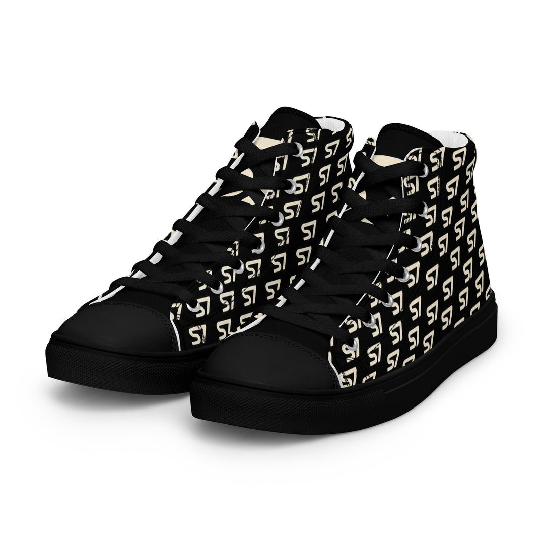 S7 Royale Noir | Women’s Monogram High-Top Sneakers
