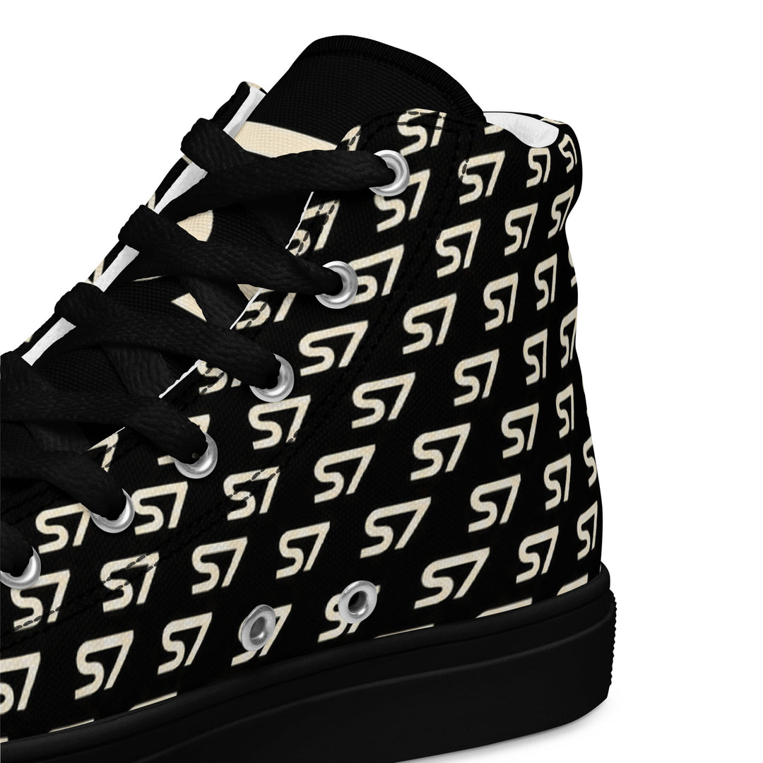 S7 Royale Noir | Women’s Monogram High-Top Sneakers