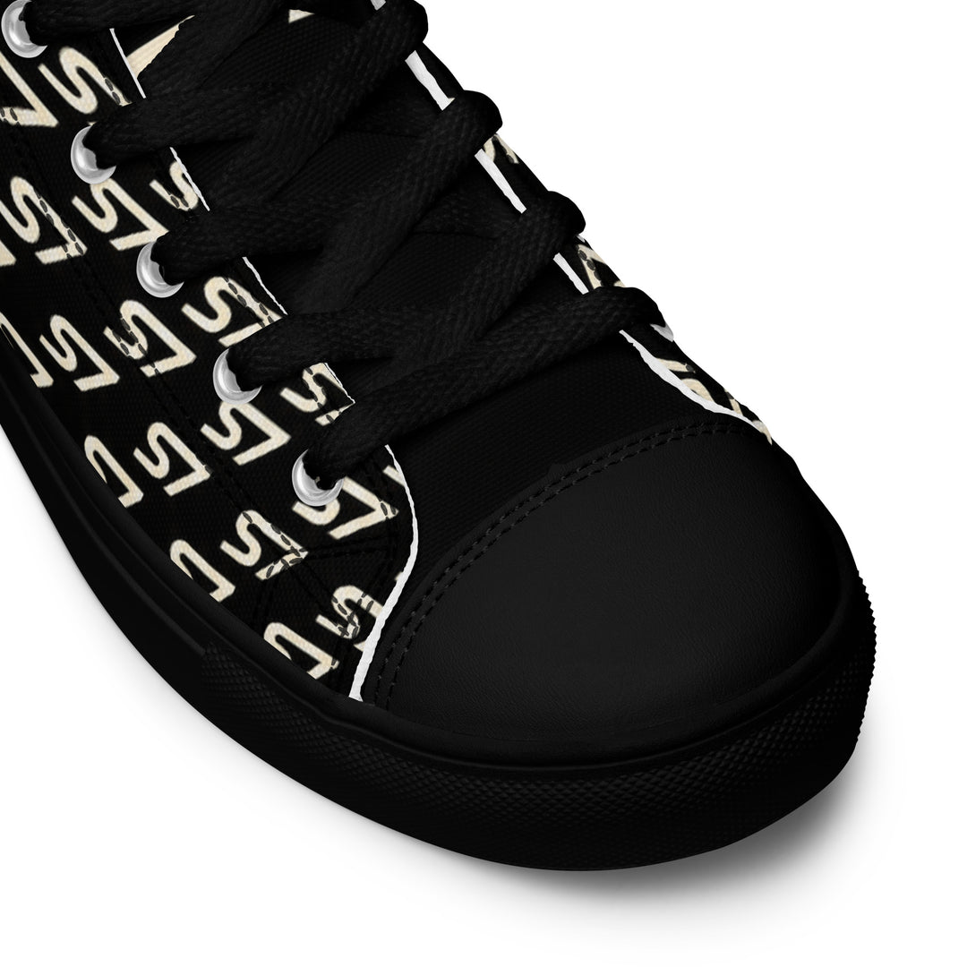 S7 Royale Noir | Women’s Monogram High-Top Sneakers