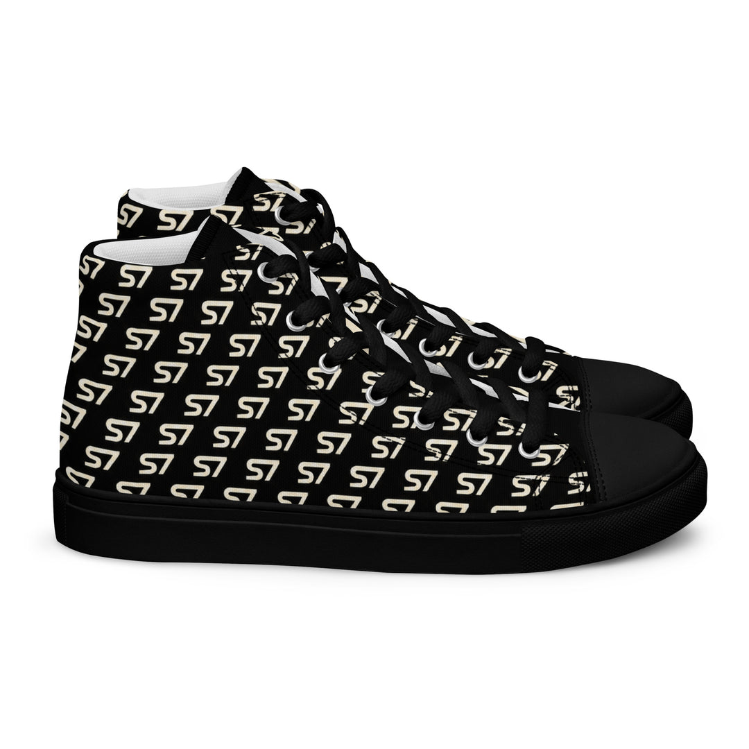 S7 Royale Noir | Women’s Monogram High-Top Sneakers