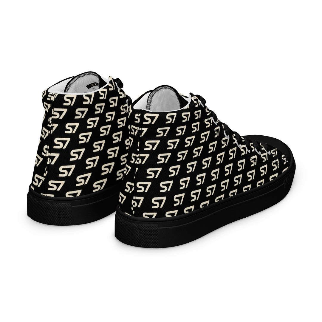 S7 Royale Noir | Women’s Monogram High-Top Sneakers