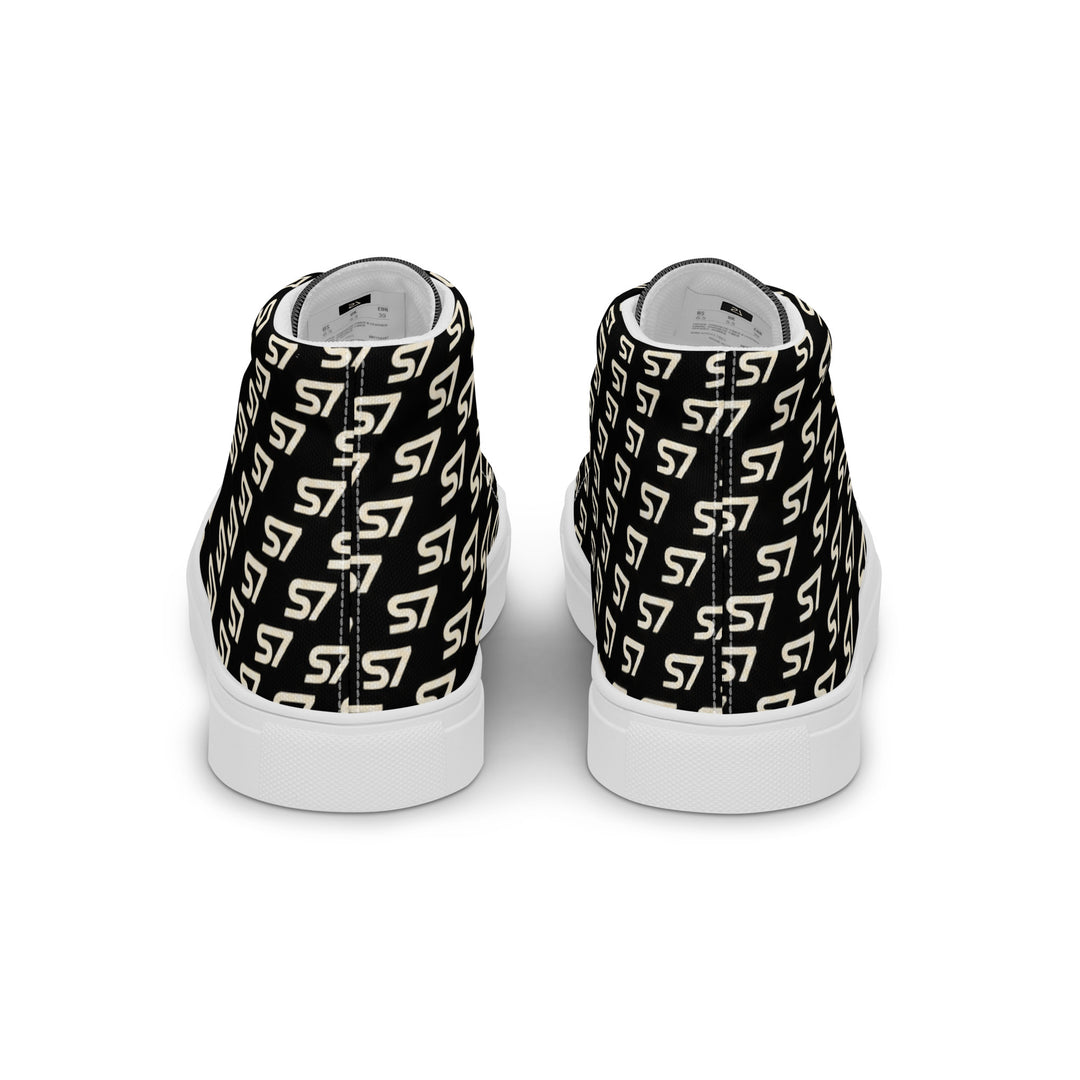 S7 Royale Noir | Women’s Monogram High-Top Sneakers