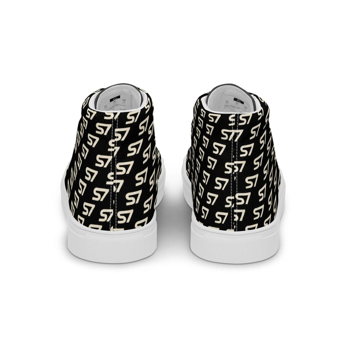 S7 Royale Noir | Women’s Monogram High-Top Sneakers