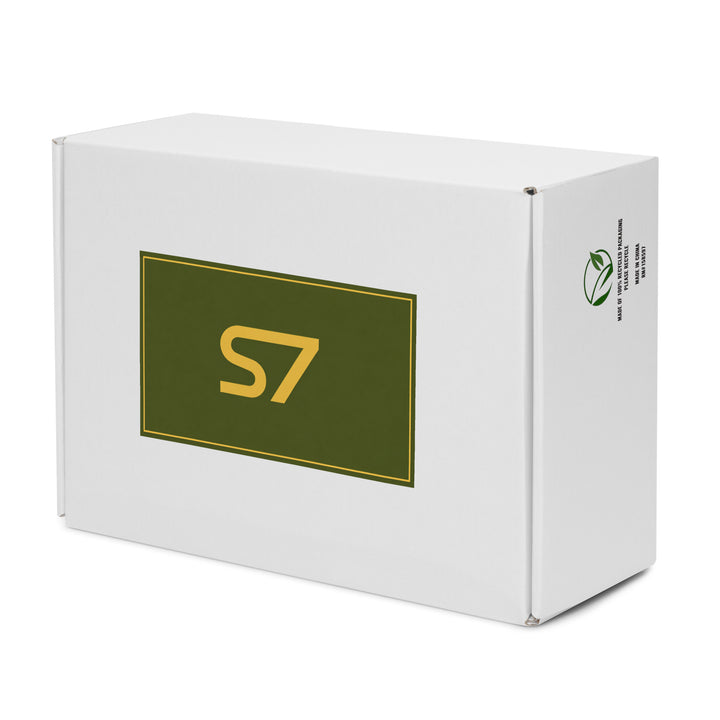 S7 Olive Royale | Women’s Monogram High-Top Canvas Sneakers