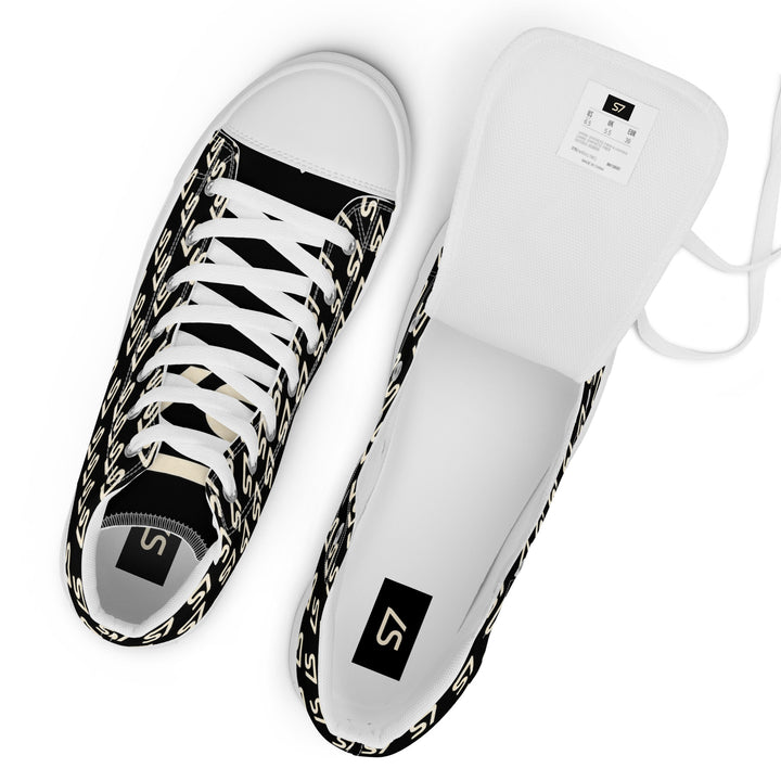 S7 Royale Noir | Women’s Monogram High-Top Sneakers