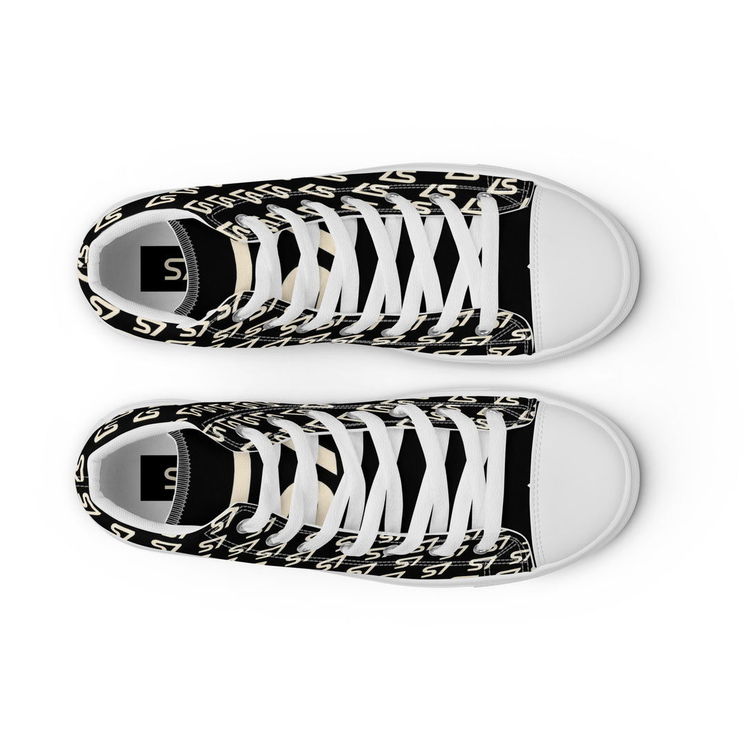 S7 Royale Noir | Women’s Monogram High-Top Sneakers