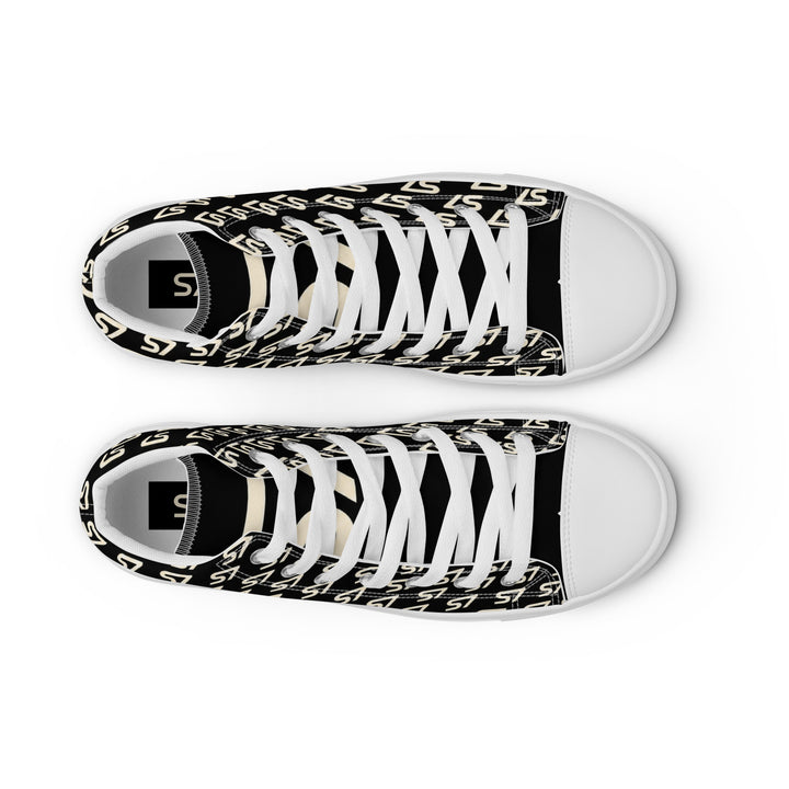 S7 Royale Noir | Women’s Monogram High-Top Sneakers