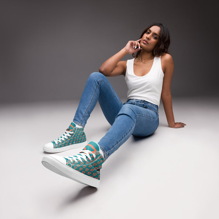 S7 Royale Corail | Women’s Monogram High-Top Sneakers