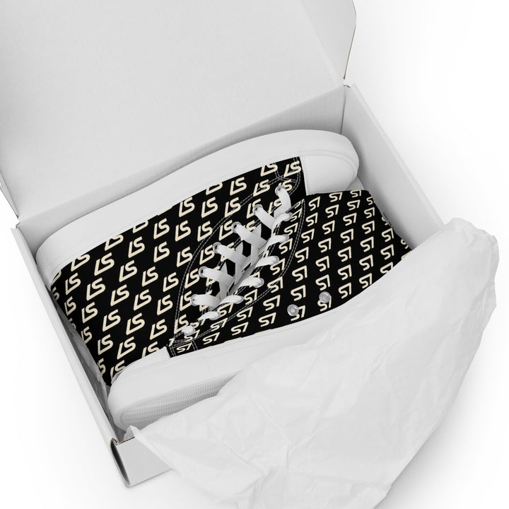 S7 Royale Noir | Women’s Monogram High-Top Sneakers