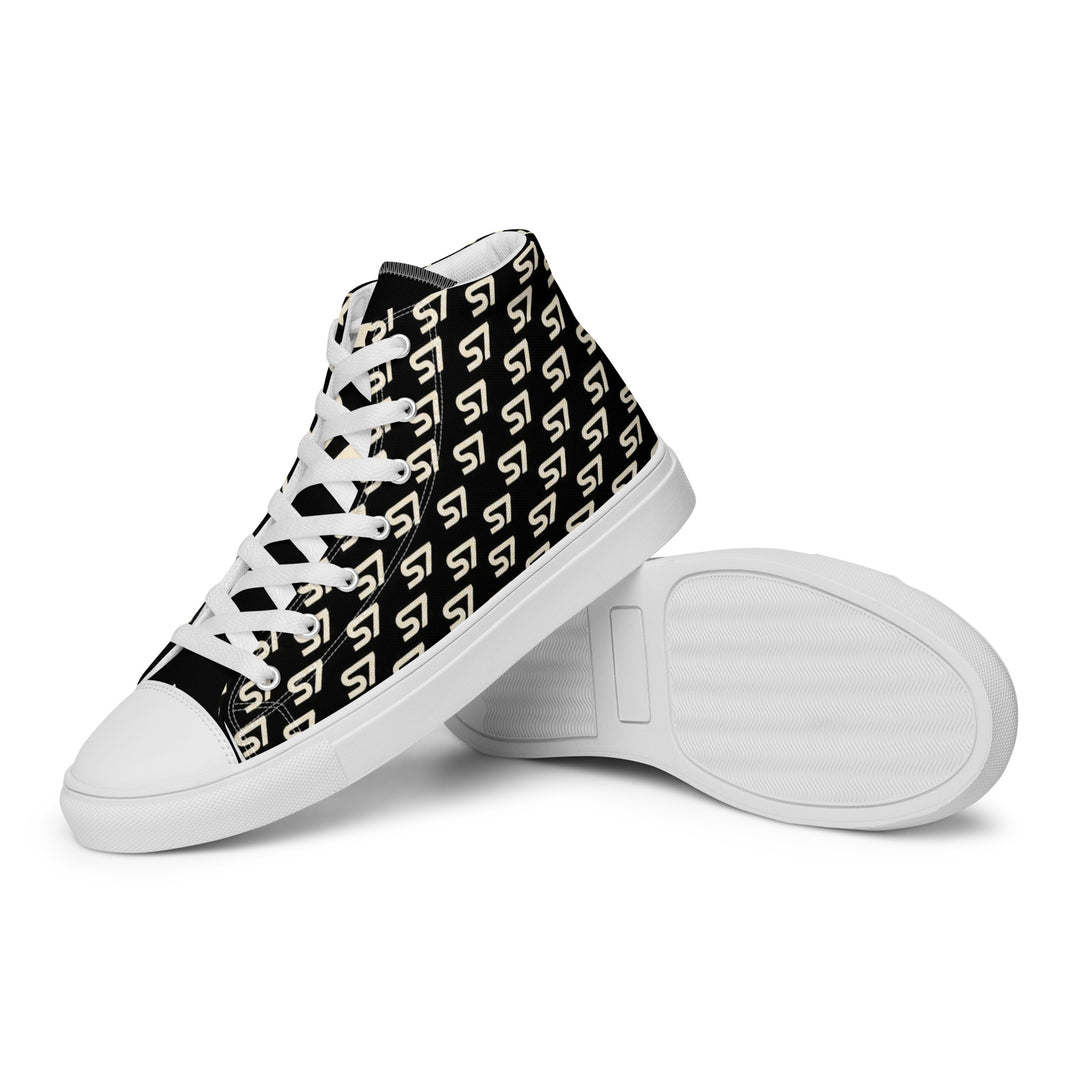 S7 Royale Noir | Women’s Monogram High-Top Sneakers