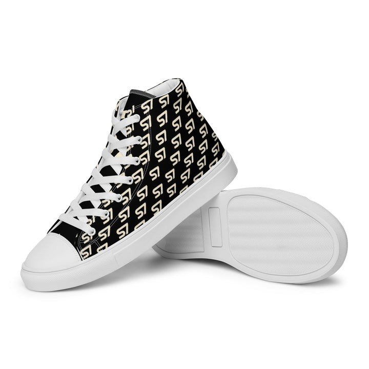 S7 Royale Noir | Women’s Monogram High-Top Sneakers