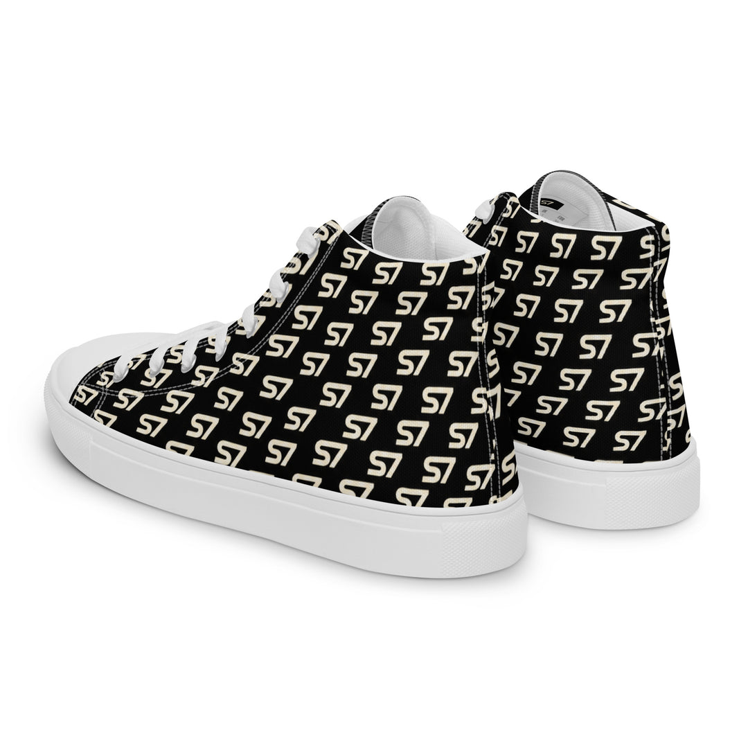 S7 Royale Noir | Women’s Monogram High-Top Sneakers