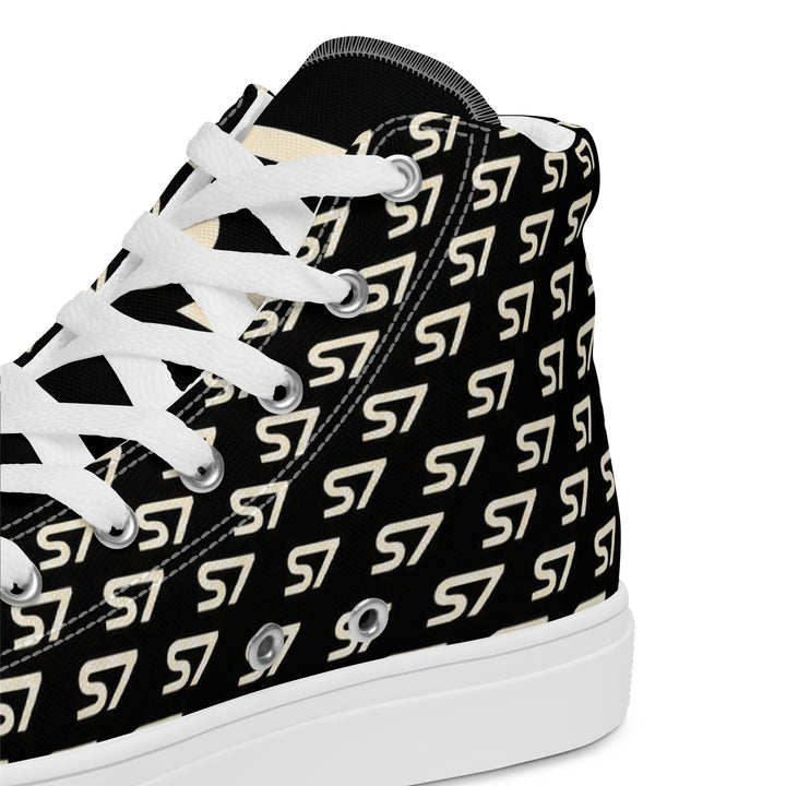 S7 Royale Noir | Women’s Monogram High-Top Sneakers