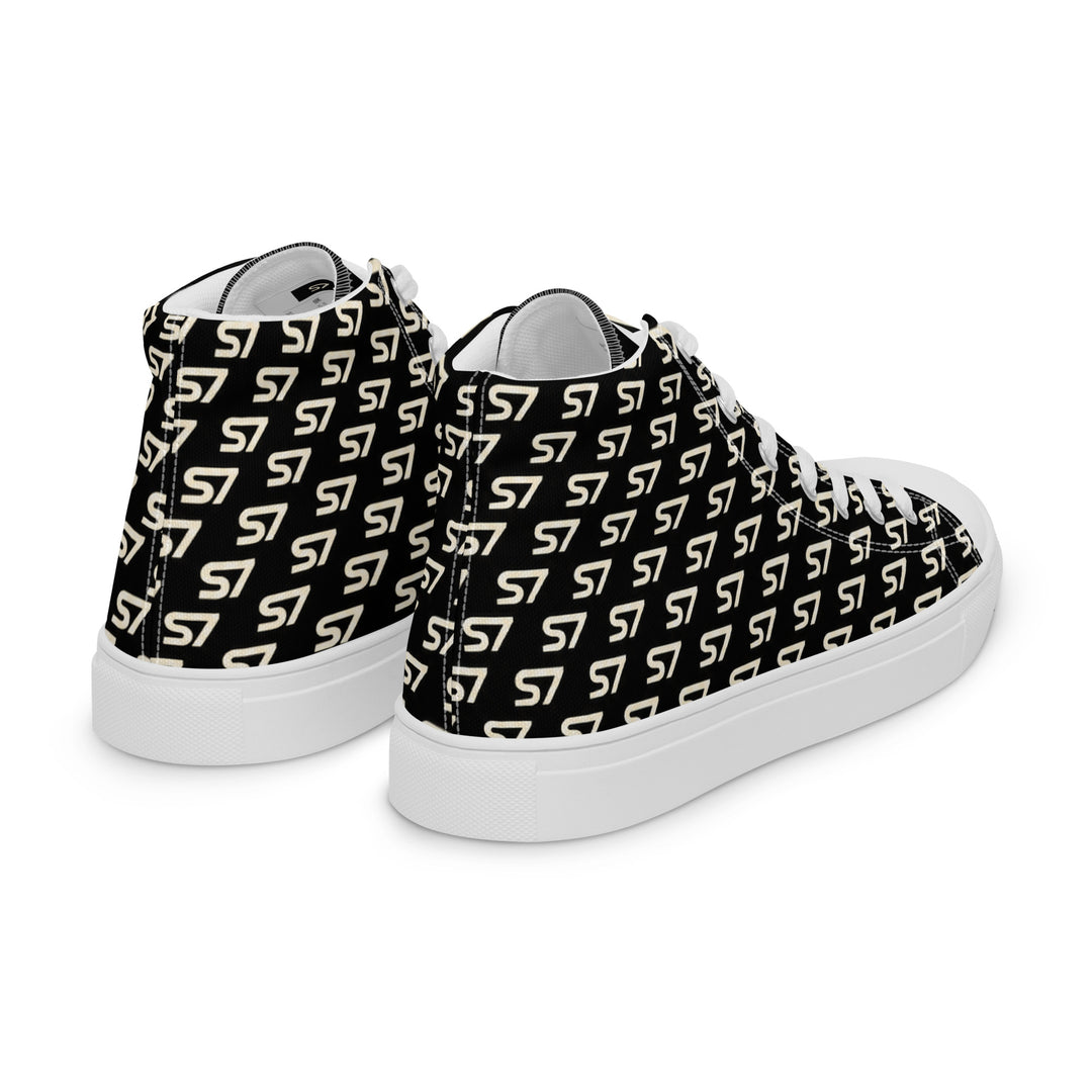 S7 Royale Noir | Women’s Monogram High-Top Sneakers
