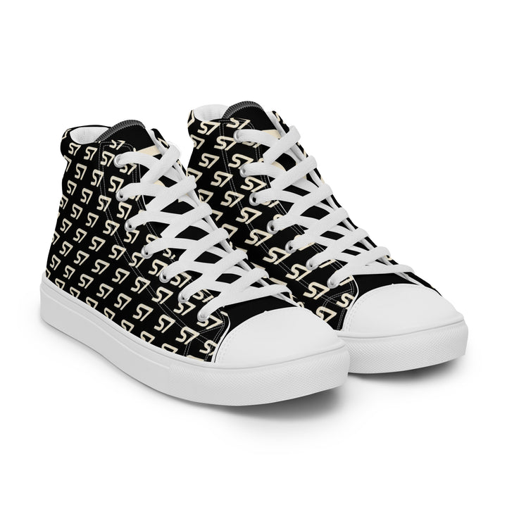 S7 Royale Noir | Women’s Monogram High-Top Sneakers