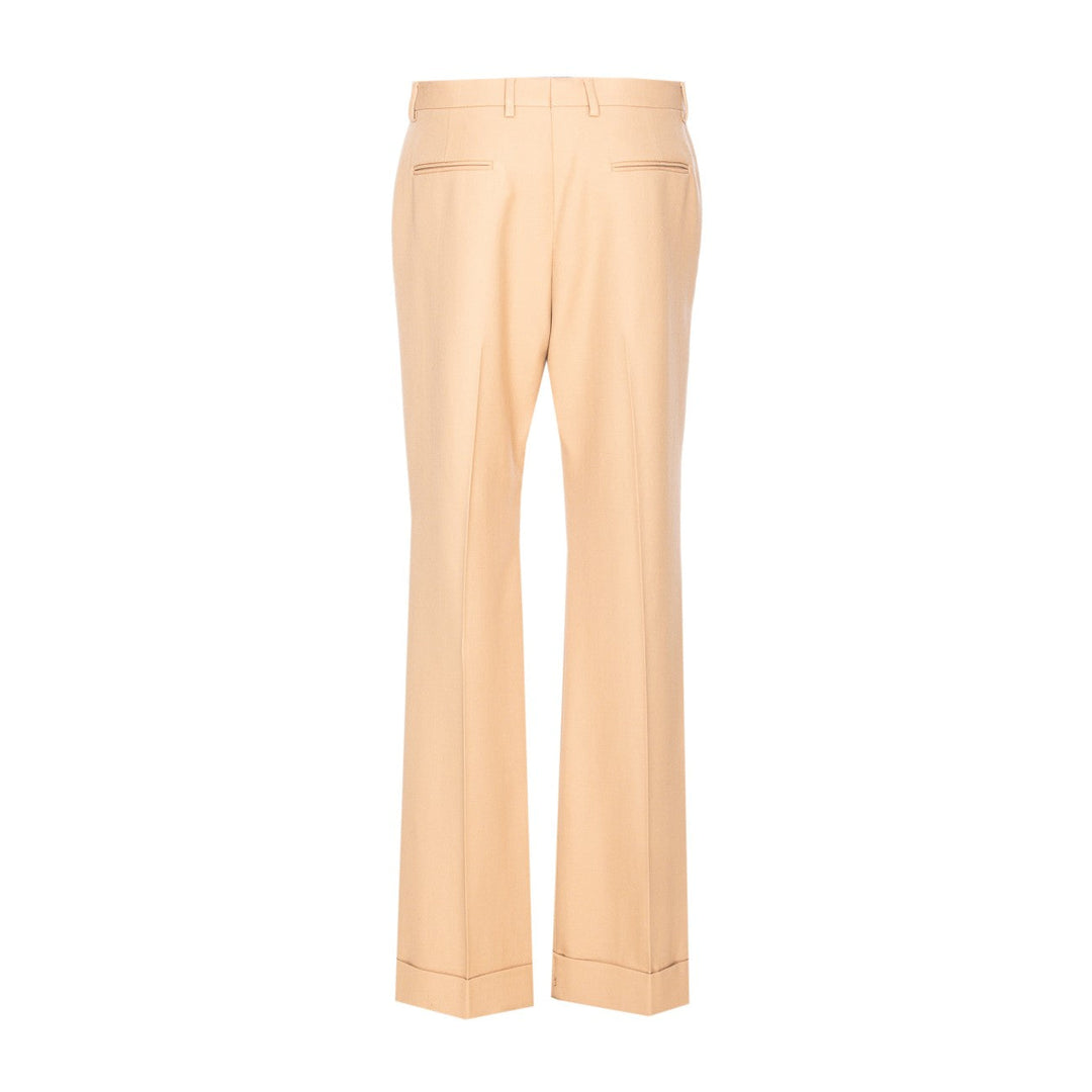 Valentino Garavani Men Wool Pants With Lapel