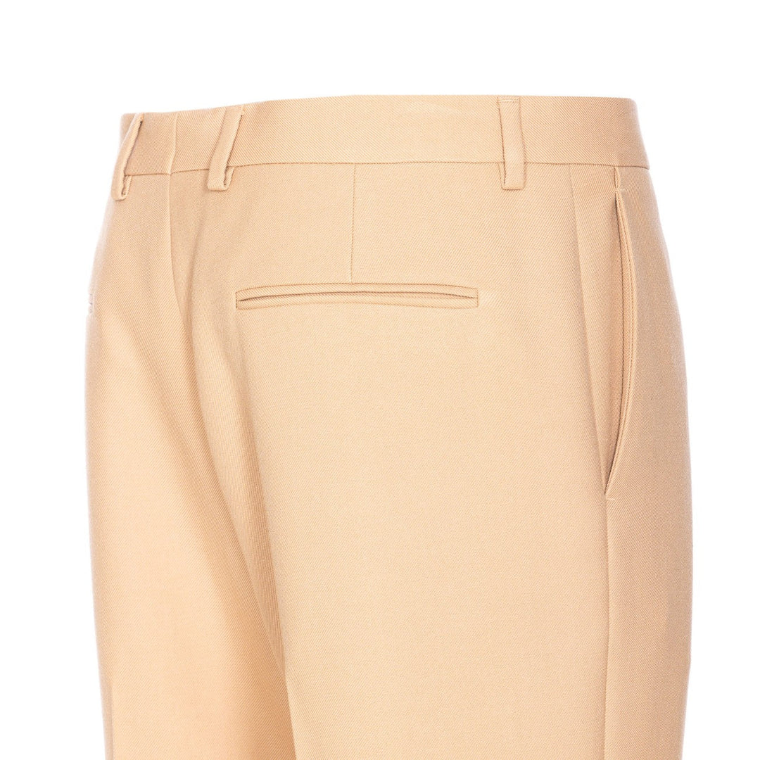 Valentino Garavani Men Wool Pants With Lapel