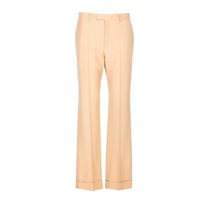 Valentino Garavani Men Wool Pants With Lapel