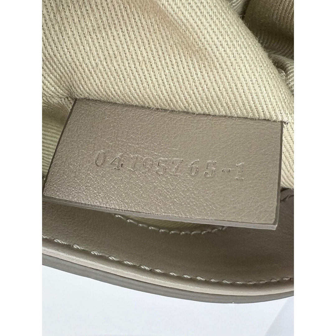 Chloe Shiny Calfskin Suede Small C Motty Gray Shoulder Bag