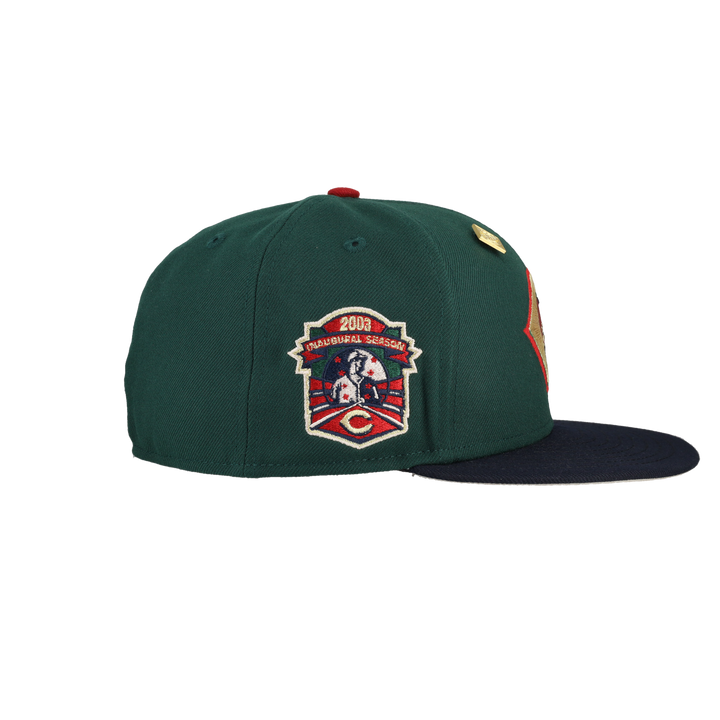 Cincinnati Reds Inaugural Season Patch Green 59Fifty Fitted Hat