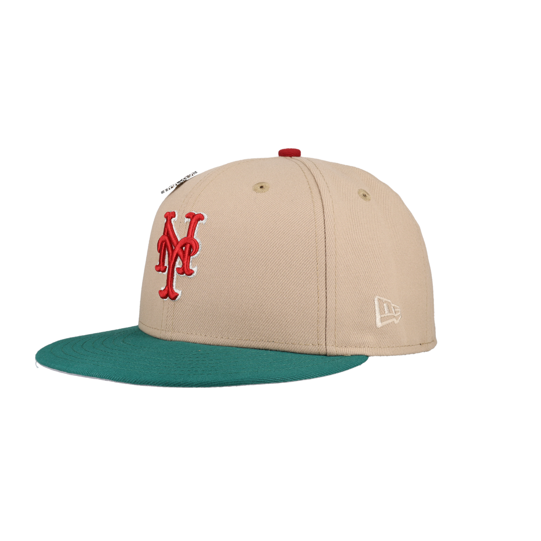 New York Mets 2023 Christmas Collection 40th Anniversary Patch Fitted Hat