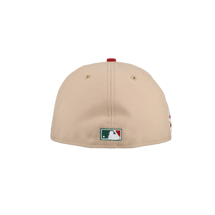 New York Mets 2023 Christmas Collection 40th Anniversary Patch Fitted Hat