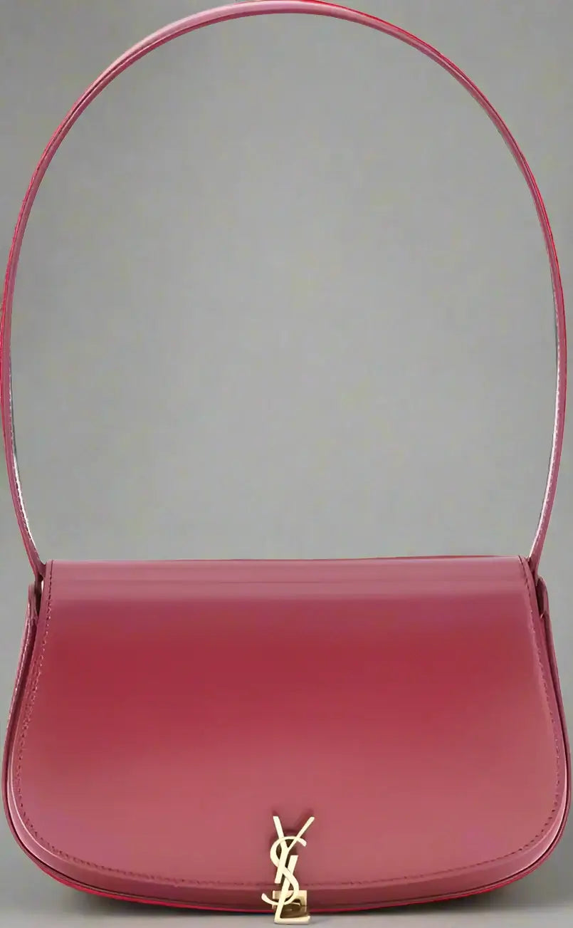 Saint Laurent red Mini Voltaire leather Shoulder Bag