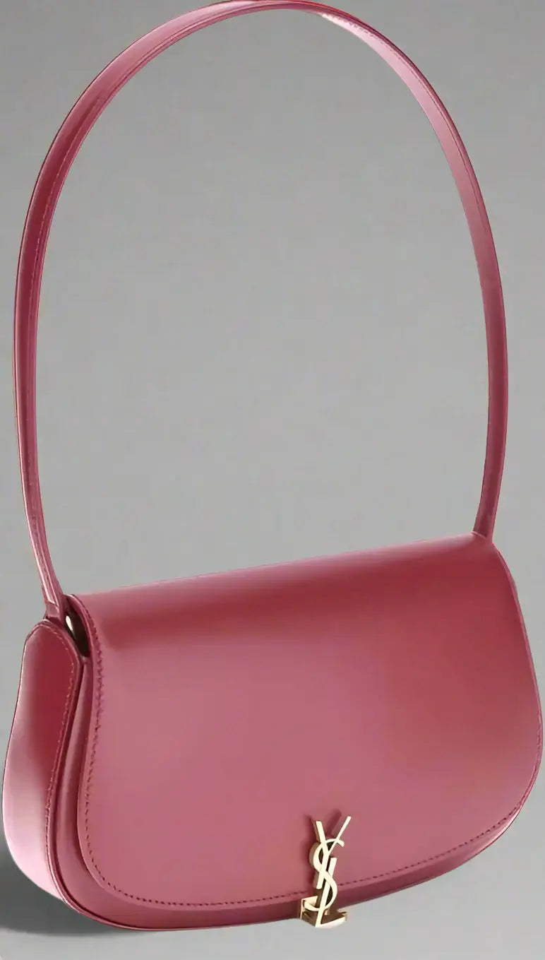 Saint Laurent red Mini Voltaire leather Shoulder Bag