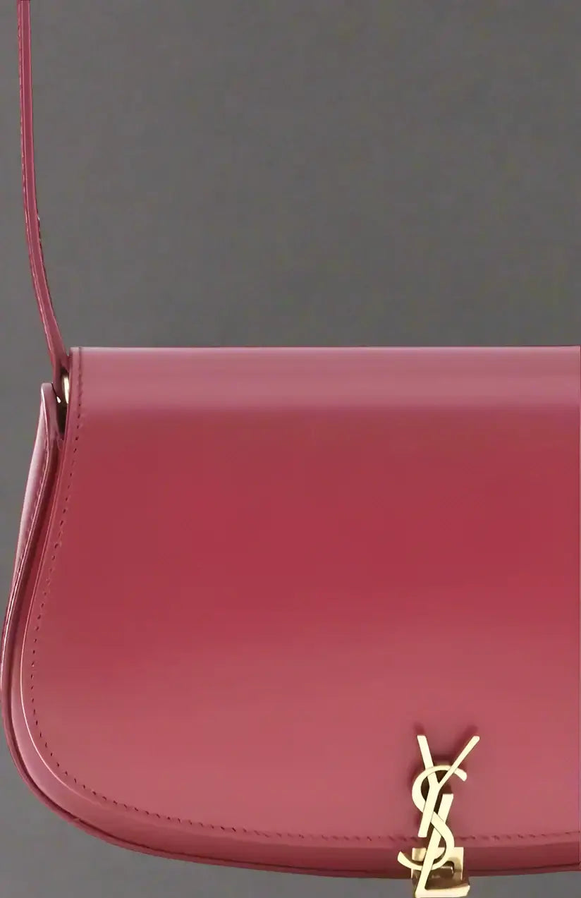 Saint Laurent red Mini Voltaire leather Shoulder Bag