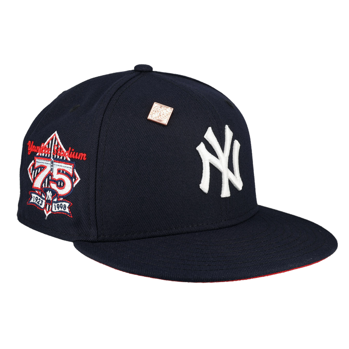 New York Yankees 75th Anniversary Patch 59Fifty Fitted Hat (Restock)