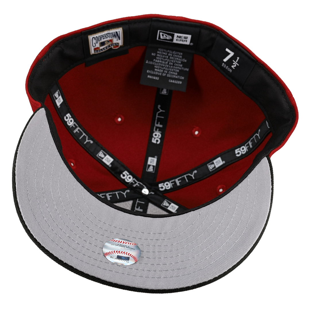 New York Yankees Red 1999 World Series Patch 59Fifty Fitted Hat