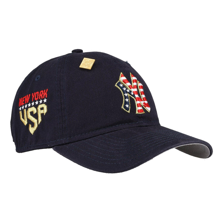 New York Yankees USA Side Patch New Era 9Twenty Dad Hat (Navy)