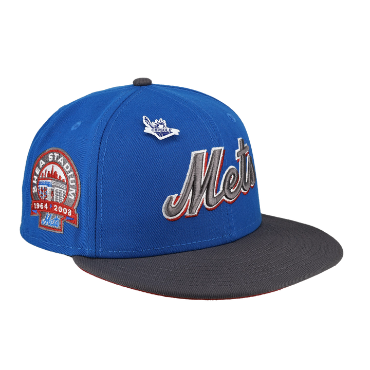 New York Mets Liberty Collection Shea Stadium Patch 59Fifty Fitted Hat