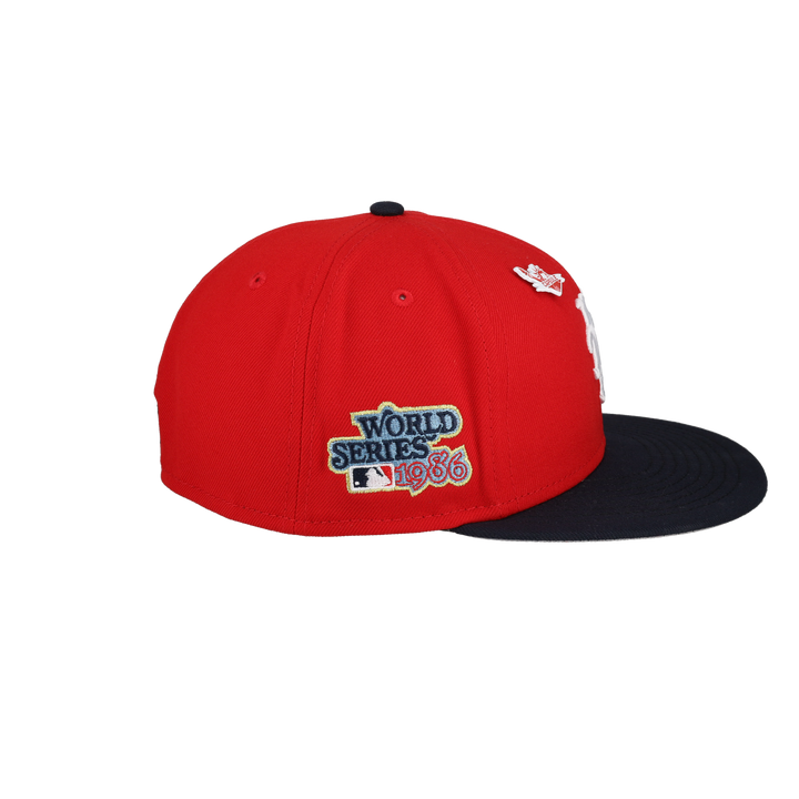 New York Mets Liberty Collection 1986 World Series Patch 59Fifty Fitted Hat