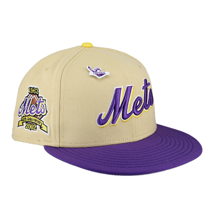 New York Mets Liberty Collection 40th Anniversary Patch 59Fifty Fitted Hat