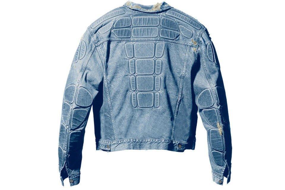 Yeezy Gap Engineered by Balenciaga Padded Denim Jacket Blue