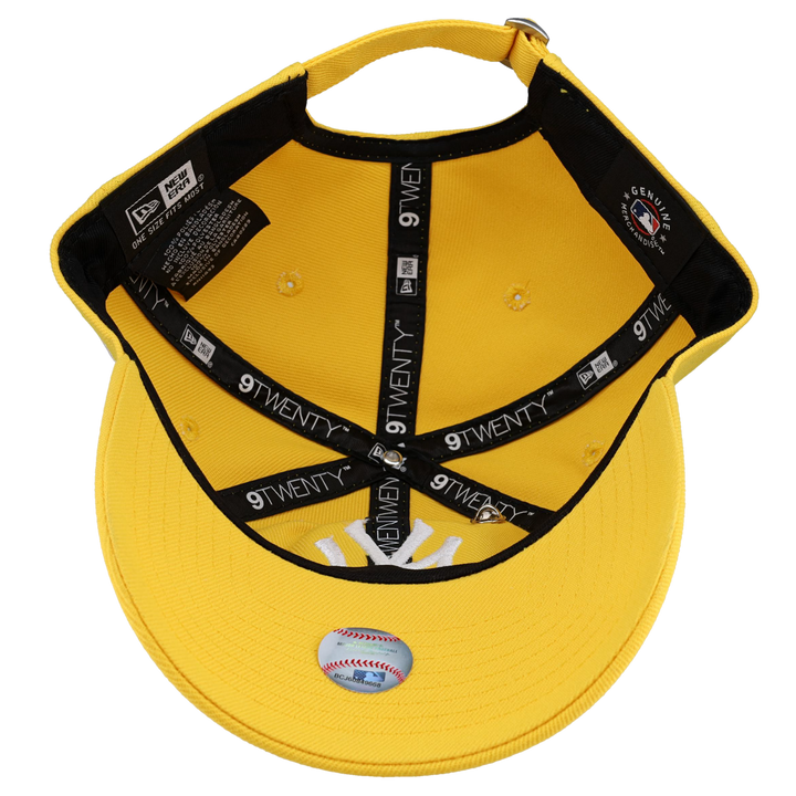 New York Yankees New Era 9Twenty Adjustable Hat (Canary Yellow)