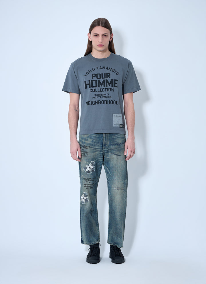 Yohji Yamamoto Men Logo Motif T-Shirt