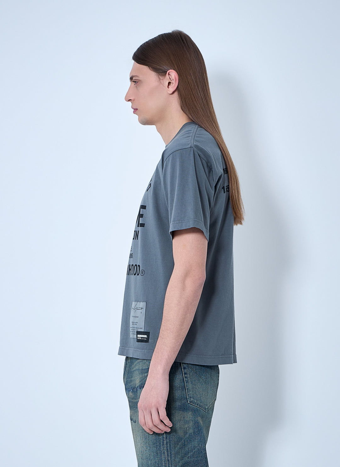 Yohji Yamamoto Men Logo Motif T-Shirt