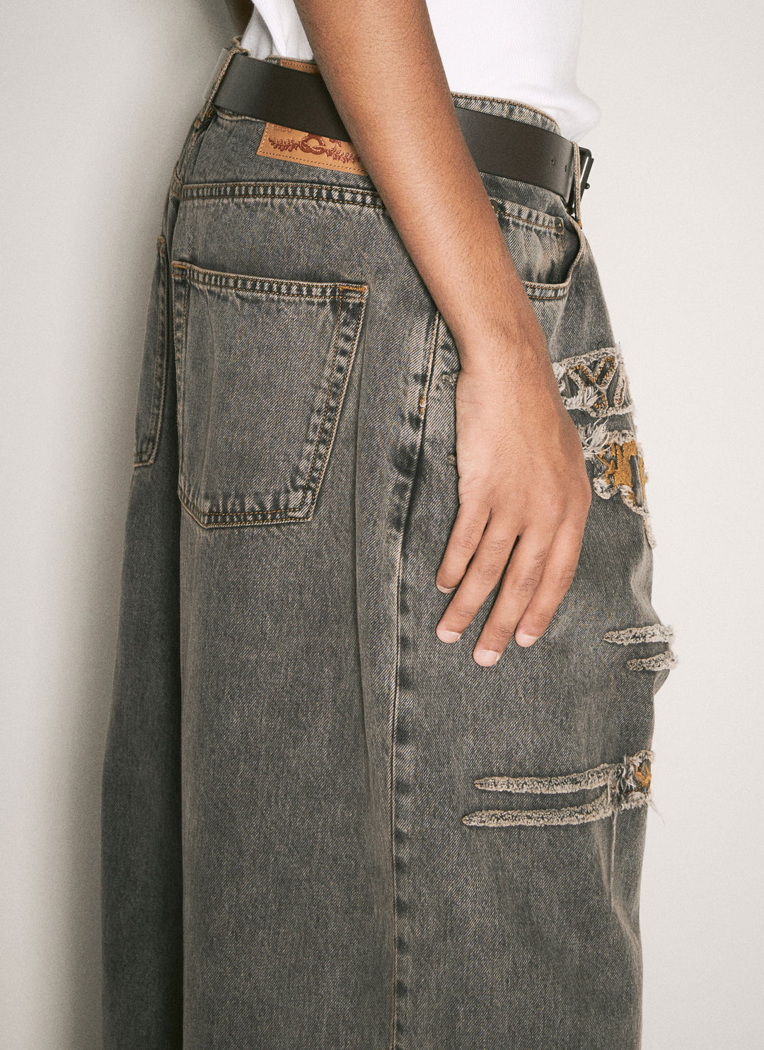 Y/Project Men Y Leather Belt