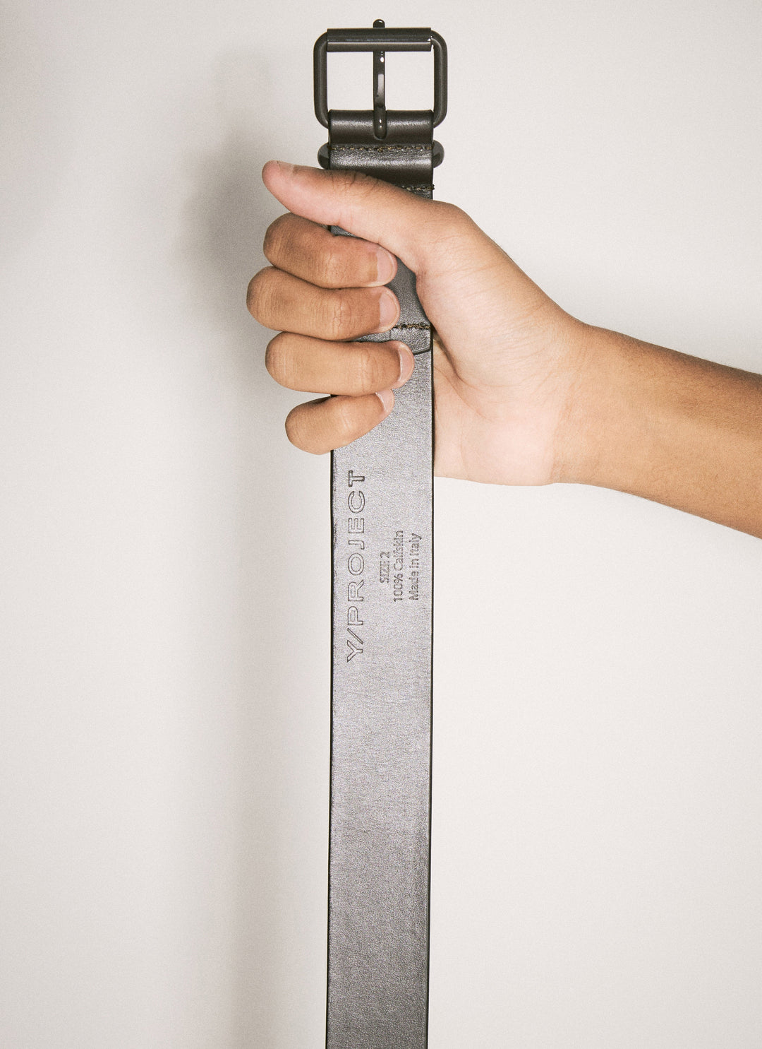 Y/Project Men Y Leather Belt