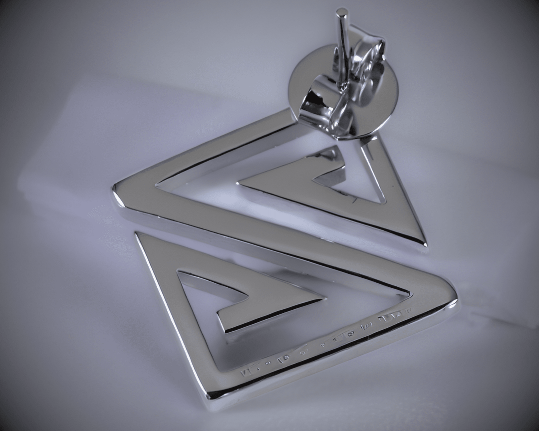 Z Earrings - Gold Plated - Silver Plated - Made in Brazil