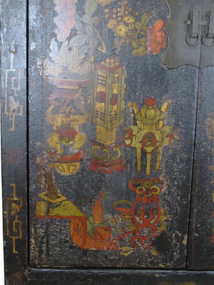 Hand Painted Antique Chinese Cabinet 2