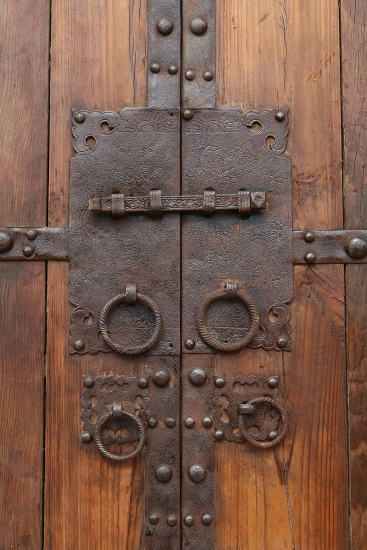 Z-Large Star Vintage Chinese Gate Door